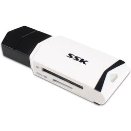 飚王 scrm601 usb3.0 飛船二合一讀卡器 白色