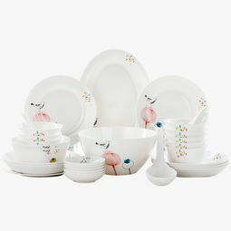 免費(fèi)高清陶瓷餐具套裝素材，千庫(kù)網(wǎng)圖片編號(hào)5573579——產(chǎn)品實(shí)物png輕松下載